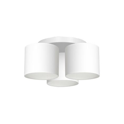 Plafoniera bianca opaca Arden 3 paralumi E27 Luminex