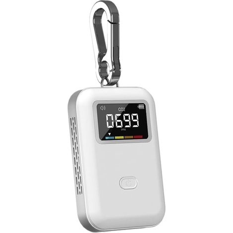 Gasleckdetektor, Gasdetektor, Mini-CO2-Detektor, Luftqualitätsmonitor, CO2-Monitor für Innenreisen, Sie können ihn überall für Zuhause und Büro verwenden