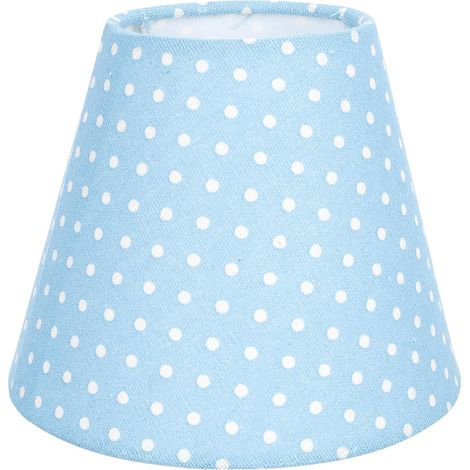 CCYKXAAbat-jour en Tissu Créatif à Pois Bleu pour Lampe de Chevet et Lampe sur Pied, Doux, Multifonction, Décoration Intérieure Simple et Élégante (1/5)