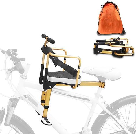Lixada Mountainbike-Kindersitz, gepolsterter Fahrradsitz für Kinder, vorne montierbar