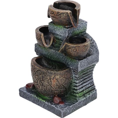 5V USB-Tischbrunnen, Tischdekoration für Wohnzimmer, Restaurant, kleiner Glücksbrunnen, Gartenornament. (1/5)