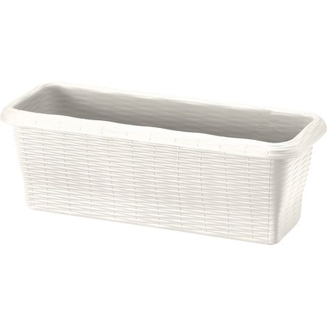 Bama FIORIERA RETTANGOLARE PAGLIA NORMAL Col. Panna cm. 40x20x17,5 h