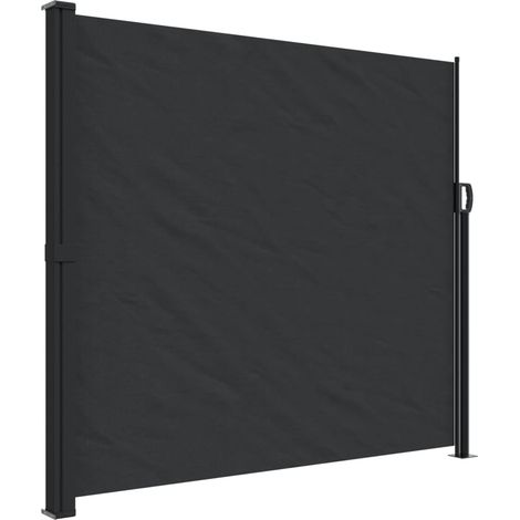 Auvent latéral rétractable noir 180x500 (1/5)