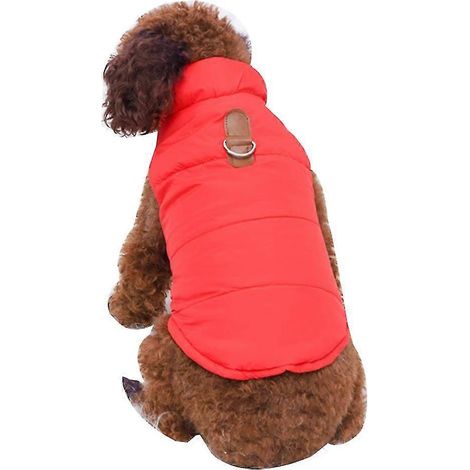 Chaleco de algodón para perro con botón de cierre. (1/5)