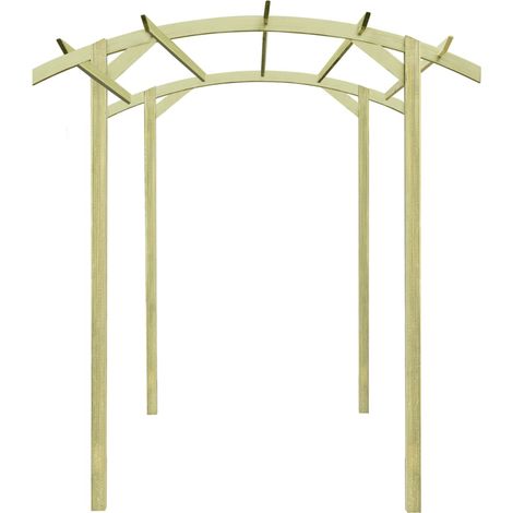 Tonnelle Barnum de Jardin, Pavillon, Pergola, Tente de jardin, 180x197x210 cm Bois de pin imprégné OIB6347E (1/5)