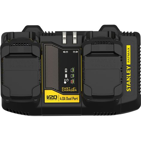 STANLEY Fatmax SFMCB24 QW Doppelladegerät V20 li-ion 18V 2 X 4A