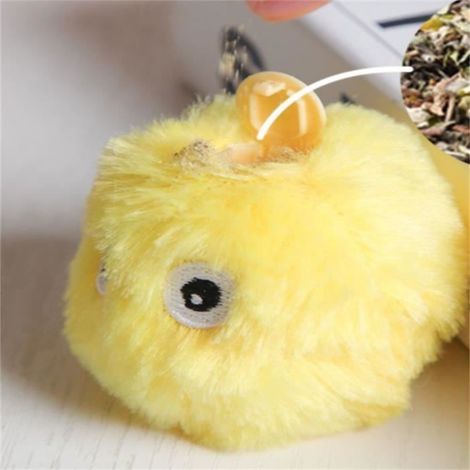 Relax love Jouet pour Chat interactif, avec Les cris des Oiseaux, Grenouilles et grillons, Balles pour Chats en Peluche chasser (1/4)