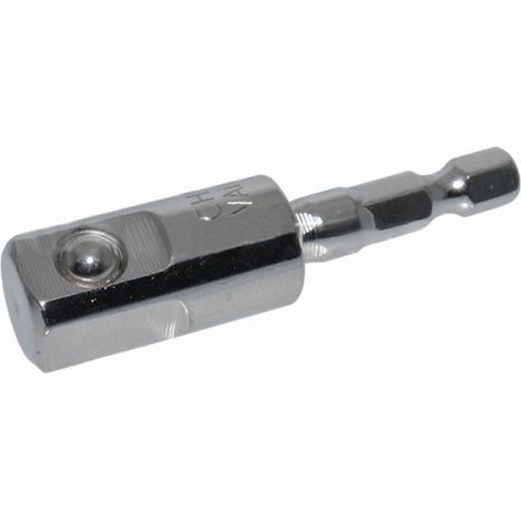 Ensemble de 3 pièces avec adaptateurs et rallonges pour clés à douille de 1/4", 3/8" et 1/2", joint universel rotatif à 360° et fonction pivotante.