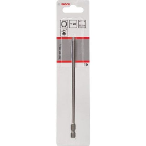 Bosch Accessories 2607001668 Inserto esalobato T 20 extra duro E 6.3 1 pz. (1/3)
