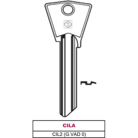 Silca CHIAVE OTTONE CIL2 (G. VAD 0) CILA 10.00 pz