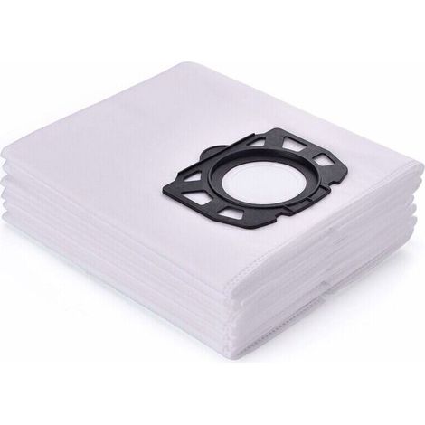 Vtizikl 8 pièces Filtre de remplacement, adapté à Karcher WD4, WD5, filtre à vide WD5 / P, sac de filtre Karcher MV4 / MV5 / MV6, Karcher WD4.000 WD5.999 Aspirateur