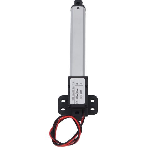 Vérin électrique linéaire compact 100mm course 50N poussée 15mm/s IPX4 étanche DC 24V actionneur linéaire (1/5)