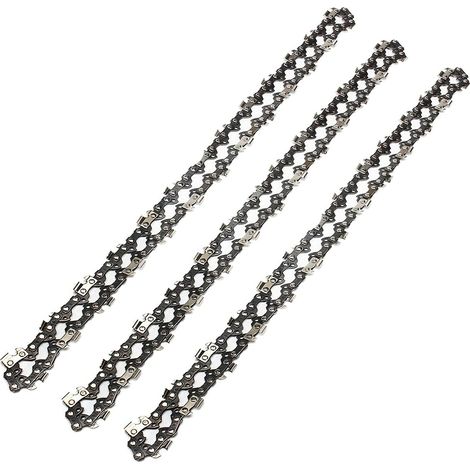 Chaine Tronconneuse - 18 Pouces - 37 Dents - Acier 65Mn - Pour Taille Arbres Jardinage - Lot de 3 (1/5)