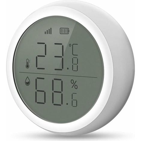 Thermomètre Hygromètre Numérique Thermomètre D'ambiance Moniteur de Température et Humidimètre,Hygrometre de Haute Précision avec écran LCD pour Chambre à Coucher,Bureau,entrepôt,Cuisin (1/5)
