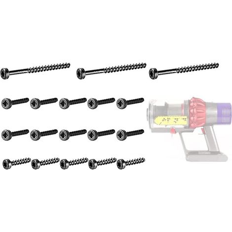 Jeu de vis pour aspirateurs Dyson V6 V7 V8 V10 V11, vis longues universelles/T8/T8, utilises dans les souffleurs cyclones, tte de brosse, batterie alimentation (1/5)