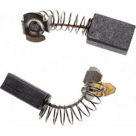 Motorkohlebürsten, 6x10x15mm Ersatzteile für Winkelschleifer, geeignet für verschiedene Elektrowerkzeuge, Hochleistungs-Reibkohle. (1/2)