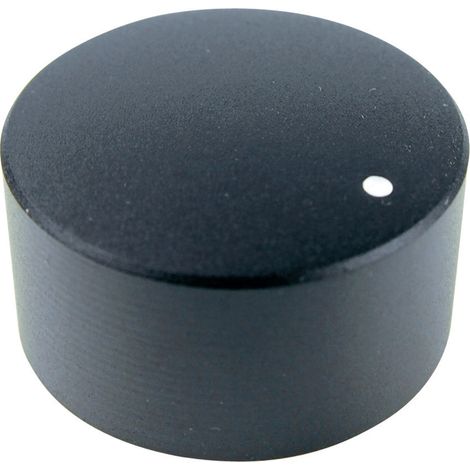 Cliff FC7233 FC7233 Drehknopf Schwarz (Ø x H) 30 mm x 16 mm 1 St.