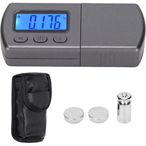 Jauge de force d'appui pour stylet de platine vinyle, rétroéclairage LCD bleu, manomètre de pression d'appui sur le bras de lecture, cellule phono (1/5)