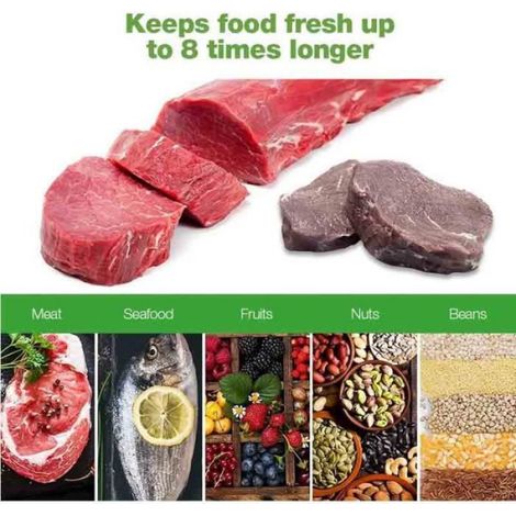 Mise sous vide Sac sous Vide Alimentaire, 6 Rouleaux Sac de Congelation Sous Vide (15+20x2+25x2+28) x 500cm (1/4)