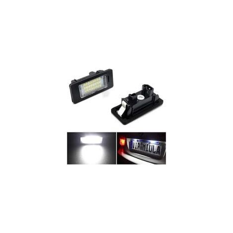 2 Stück Kfz-Kennzeichenbeleuchtung für B MW 1 3 5 X-Serie, fehlerfrei, 2 W, 24 LEDs, weiße hintere Kennzeichenbeleuchtung, direkter Ersatz (1/5)