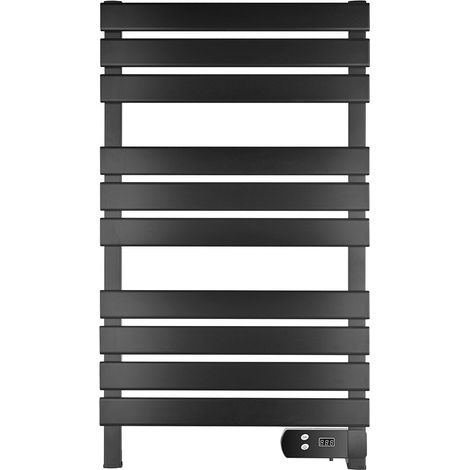 Toallero électrique abrila noir 450 watts aluminium (1/2)
