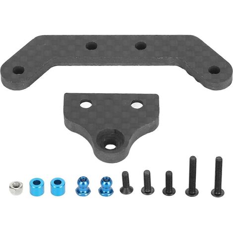 Support de boîte de vitesses arrière professionnel en fibre de carbone, remplacement idéal pour voiture RC TAMIYA XV01 1/10. (1/5)