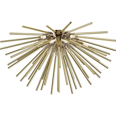 Plafonnier moderne doré en métal Urchin 6xG9 Zuma Line