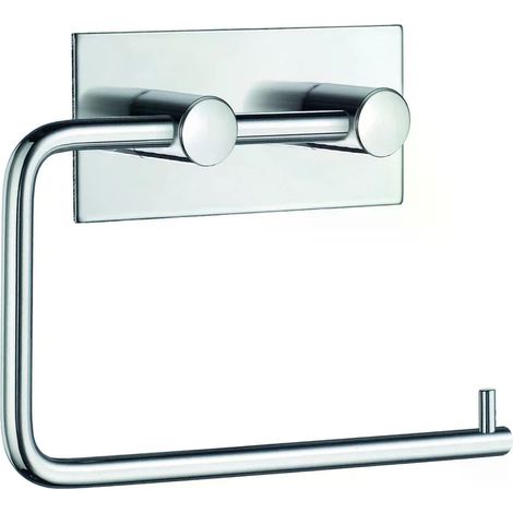 Smedbo Design Toilettenpapierhalter in Edelstahl verchromt, Selbstklebend BK1098 (1/3)