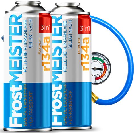 Frostmeister 3 en 1 400 ml - 2 latas + manguera R134a (1/5)