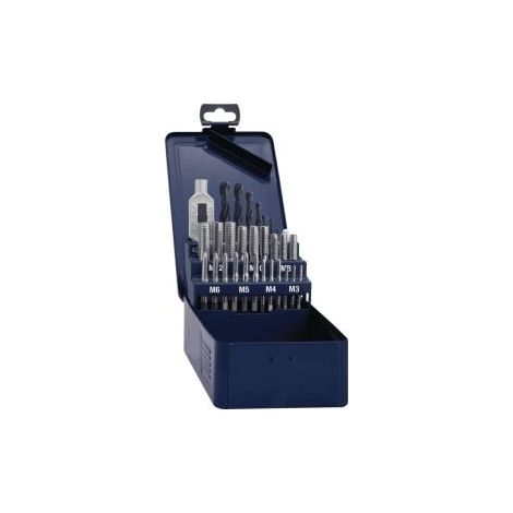 Juego  de  machos  de  roscar  DIN  352  M3-M12  29  pzs.  HSS  TECWERK (1/2)