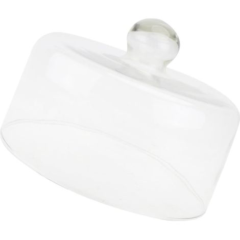 à gâteau ronde en verre transparent Facile à utiliser et (1/5)