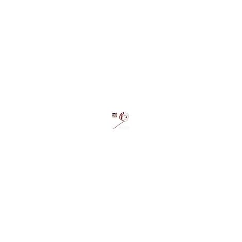 Chaîne de barrière plastique, 6mm 50M chaine plastique rouge blanc, pour hôtels, parkings, gares (1 rouleau) (1/5)