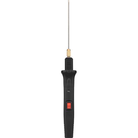 24-W-Elektro-Schaumstoffschneider-Set mit 5 geraden Aufsätzen und 1 Bogenaufsatz, einstellbarer Temperatur