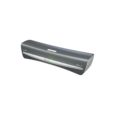 Plastificadora A3 en un diseño elegante y alta velocidad de calentamiento. Solamente 1 minuto de tiempo de calentamiento. Ideal para 80-125 micras.
Ca
