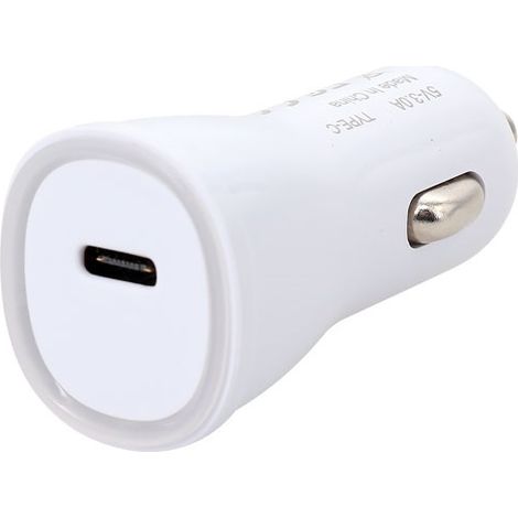 ERARD - Chargeur USB C F - sur allume-cigare - 15W - Blanc