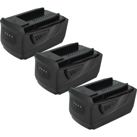 vhbw 3x Akku kompatibel mit Hilti SF 22-A, SFC 22-A, SF 6-A22, SF 6H-A22, SF 8M-A22, SF 4-A22 Werkzeug (5000 mAh, Li-Ion, 21,6 V)