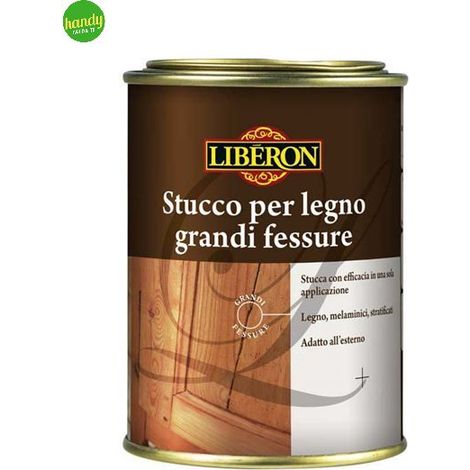Stucco Liberon per legno grandi fessure noce chiaro ml.200