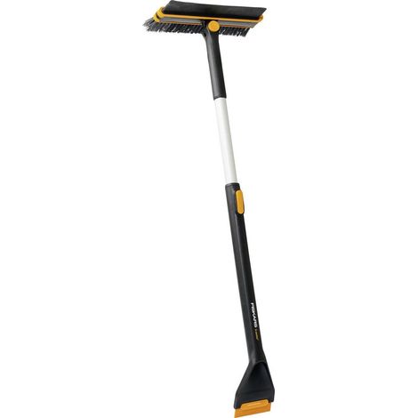Fiskars X-series™ Grattoir à givre/neige (L x l) 96, 121 mm, mm x 260 mm pour camions, pour voitures, pour SUV, pour va (1/4)