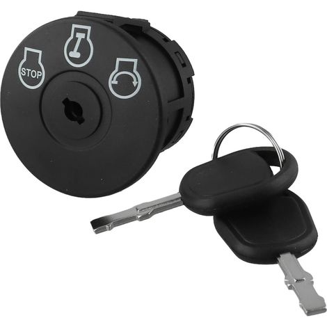 Commutateur de démarrage métal avec 2 clés incluses Fonction 3 positions, démarrage et arrêt faciles, conception ergonomique, opération simplifiée, contrôle total (1/5)