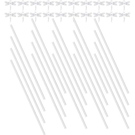Tuteurs et clips de support pour plantes en acrylique (1/5)