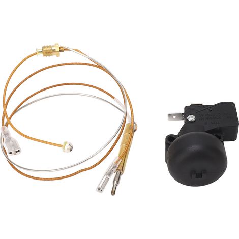 Soavoa Kit Capteur Thermocouple et Interrupteur Inclinaison pour Chauffage Terrasse Extérieur Sécurité Durable Facile à Installer 1 Pièce (1/4)
