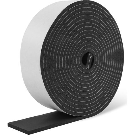 Bande d'Étanchéité Autocollante en Mousse Joint Anti Choc Isolation Phonique pour Portes et Fenêtres Contre Vent et Eau avec Protection Acoustique Tuy (1/5)