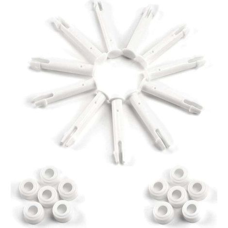 12 Goupilles Plastique pour Piscine Cadre Rectangulaire Ronde 5.5 cm Pièces Détachées
