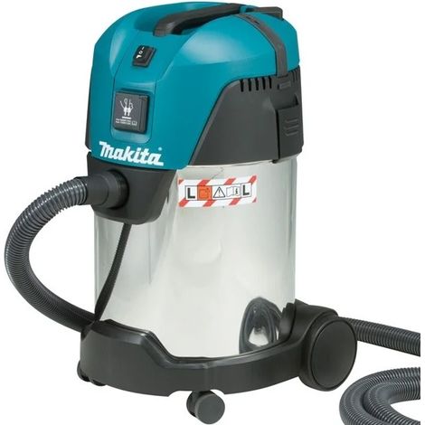 Makita – Aspirateur professionnel 1000W – Pour solides et liquides – Moteur puissant – Prise intégrée pour outils – Longueur tuyau 3,5m – 64dB - VC3011L