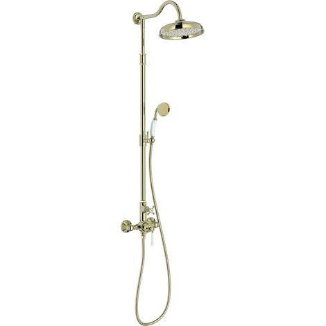 JACOB DELAFON Cléo 1889 columna de ducha beige oro (1/5)