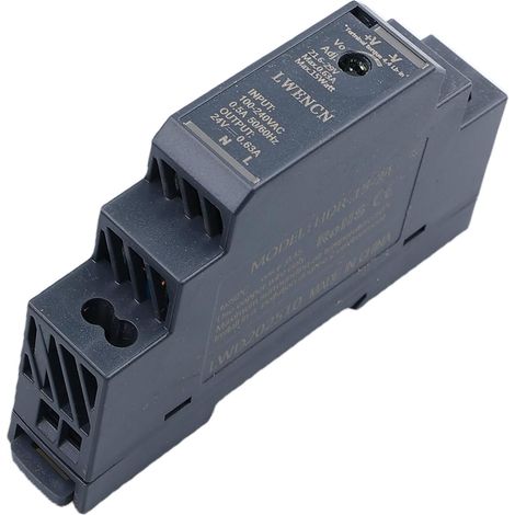 Bloc d'alimentation pour rails DIN 15 W 24 V 0,63 A DIN pour appareils d'automatisation industrielle (1/5)