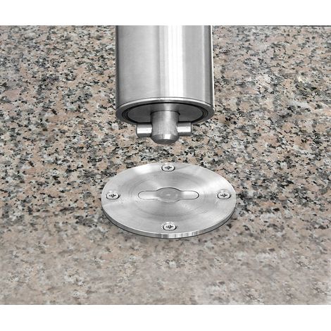 FRANKEL kaiserkraft, Potelet en inox, avec embout, douille de (1/3)