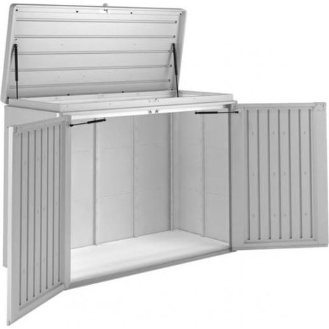 ARCON BAUL METALICO HIGHBOARD 160 BIOHORT COLOR GRIS OSCURO METALIZADO