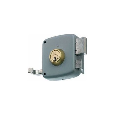 mcm cerradura sobreponer 2525pr-100-izqda pintada cilindro redod (1/2)