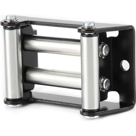 Guide-câble à rouleaux robuste pour treuil, galvanisé, entraxe de 110 mm (4,3 po), construction solide (1/5)